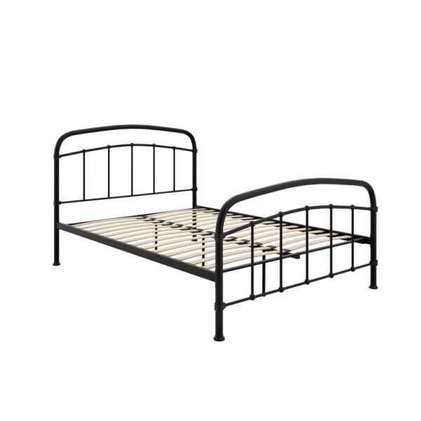 Halston Black Double Bed - Image 4