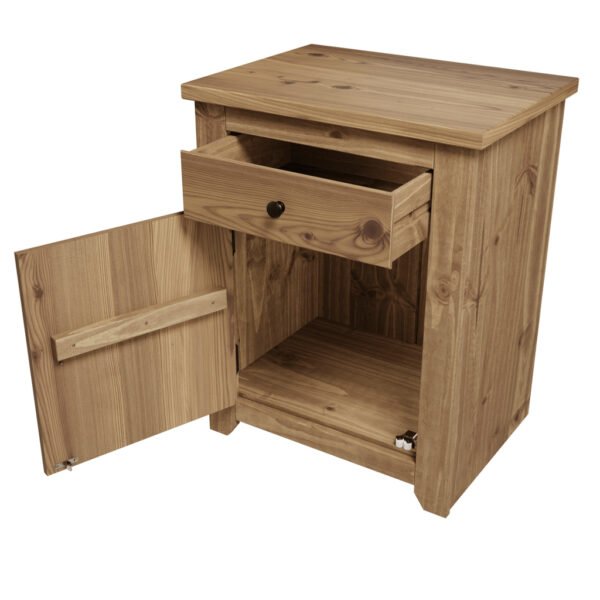 Havana Pine Bedside Cabinet - Image 4