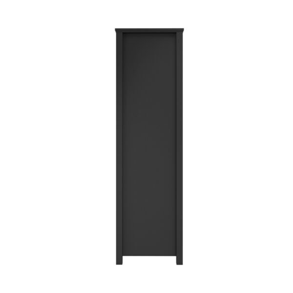 Ives Black Double Wardrobe - Image 5