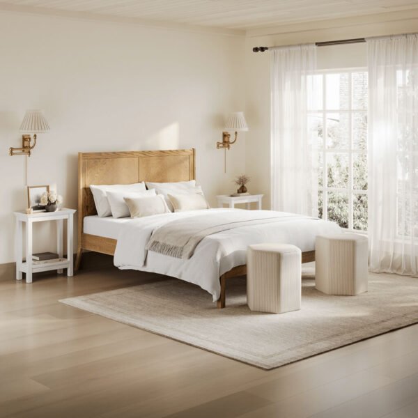 Palms Smoked Double Bed - Image 2