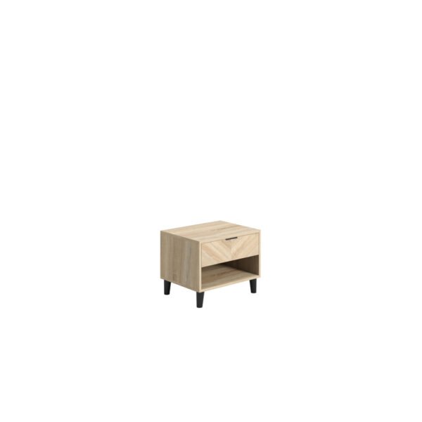 Stockholm Chevron Bedside Cabinet - Image 6