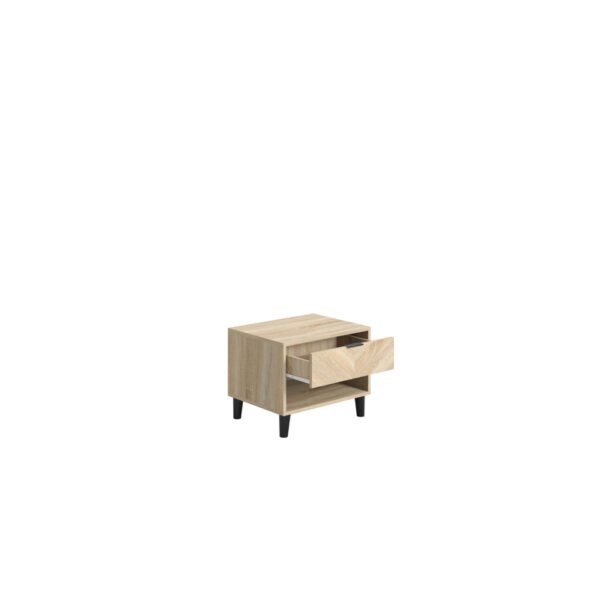 Stockholm Chevron Bedside Cabinet - Image 4