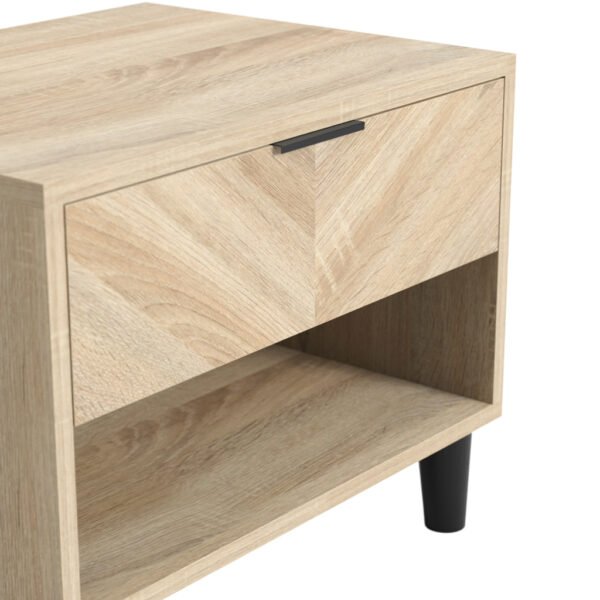 Stockholm Chevron Bedside Cabinet - Image 3